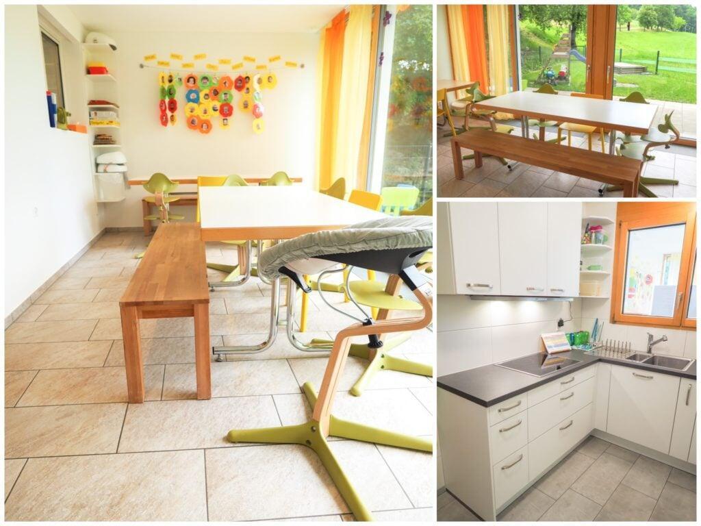 Essbereich und Küche